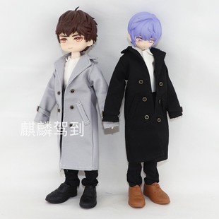 单独包邮！扎克衣服zack扎克事件8分bjd北冥体通穿风衣大衣多色选