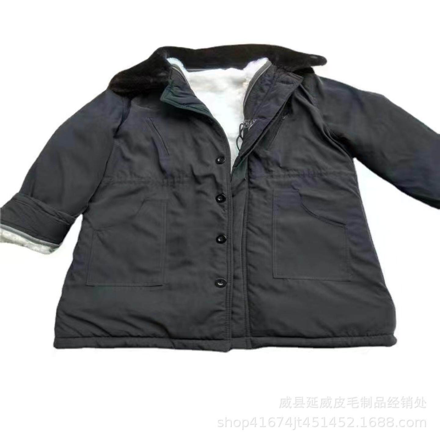 厂家批发羊皮毛大衣中款冬季加厚