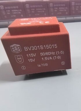 赛特勒/ZETTLER密封变压器15V输出1.5W输入110交流BV301S15015