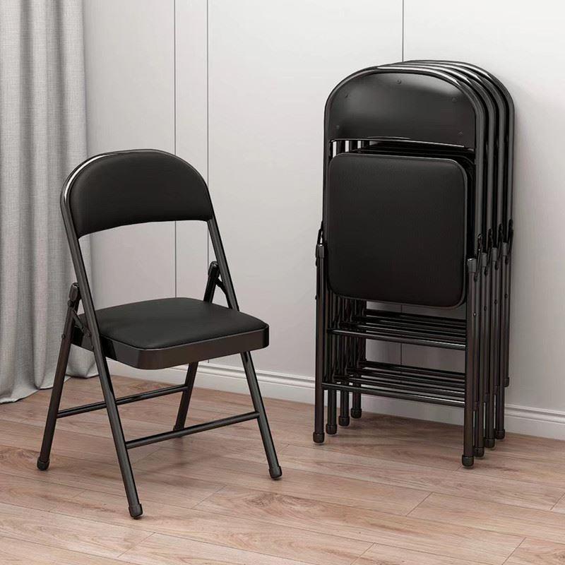 折叠椅子家用餐椅靠背椅办公椅会议椅培训椅电脑椅宿舍椅简约凳子