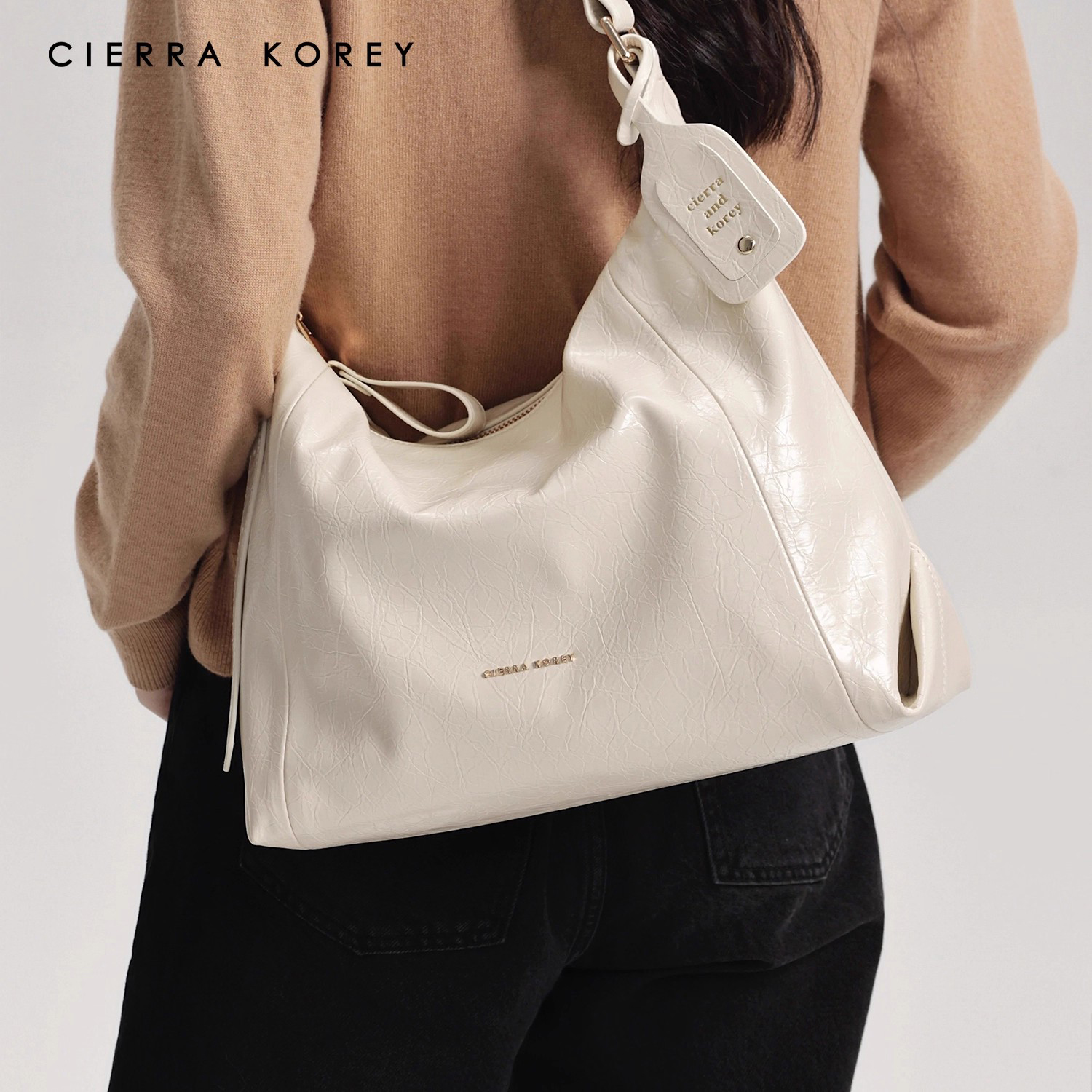 CierraKorey官网复古通勤托特包