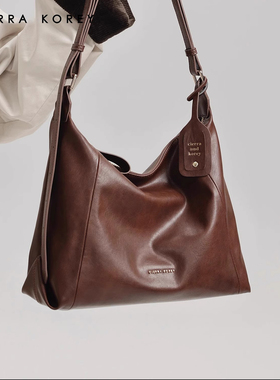 Cierra Korey官网 复古通勤托特包包女秋冬季手提单肩斜挎包