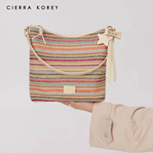 Cierra Korey官网彩色托特包包女2025新款 今年流行手提单肩斜挎包