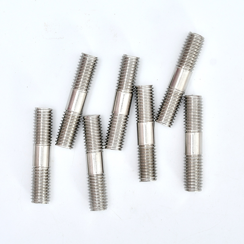 201不锈钢双头螺栓螺丝两头牙连接螺柱丝杆牙棒 M6M8M10M12M16M20