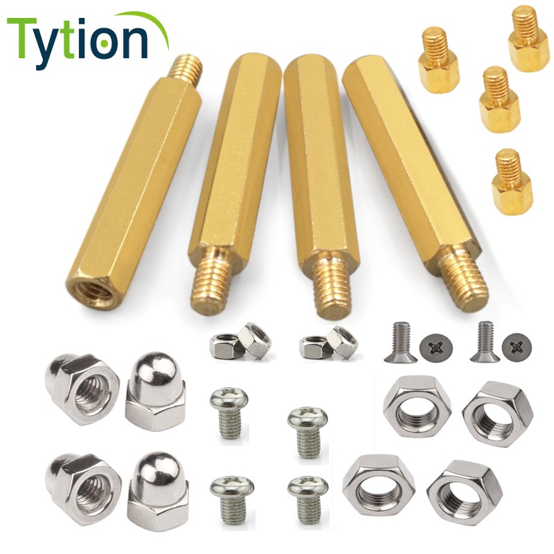 树莓派集群外壳一层 M3 M2.5 螺丝 螺母 螺帽 铜柱包套装 DIY