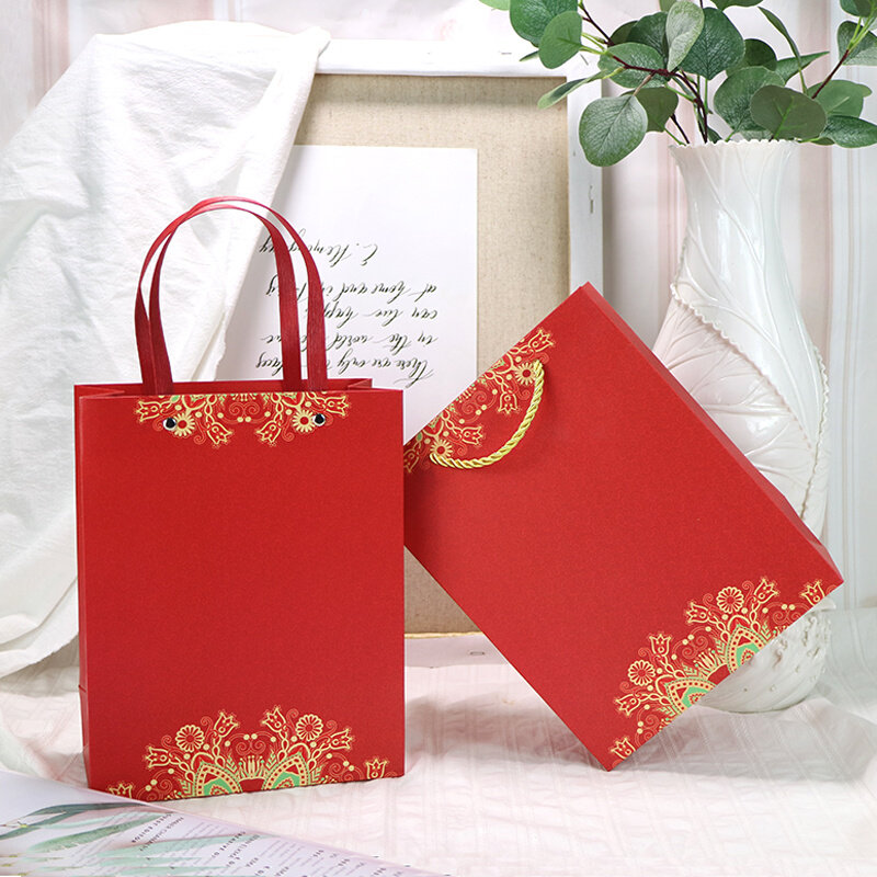 加厚手提铆钉定制lqogo暗花纸袋购物礼品包装喜庆传统大小送礼号,包装,礼品袋/塑料袋,淘宝优惠券,粉丝福利购,淘宝优惠卷