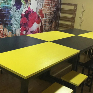 小学幼儿园桌凳学生培训桌B绘画手工美术课桌椅写字学习桌会议桌