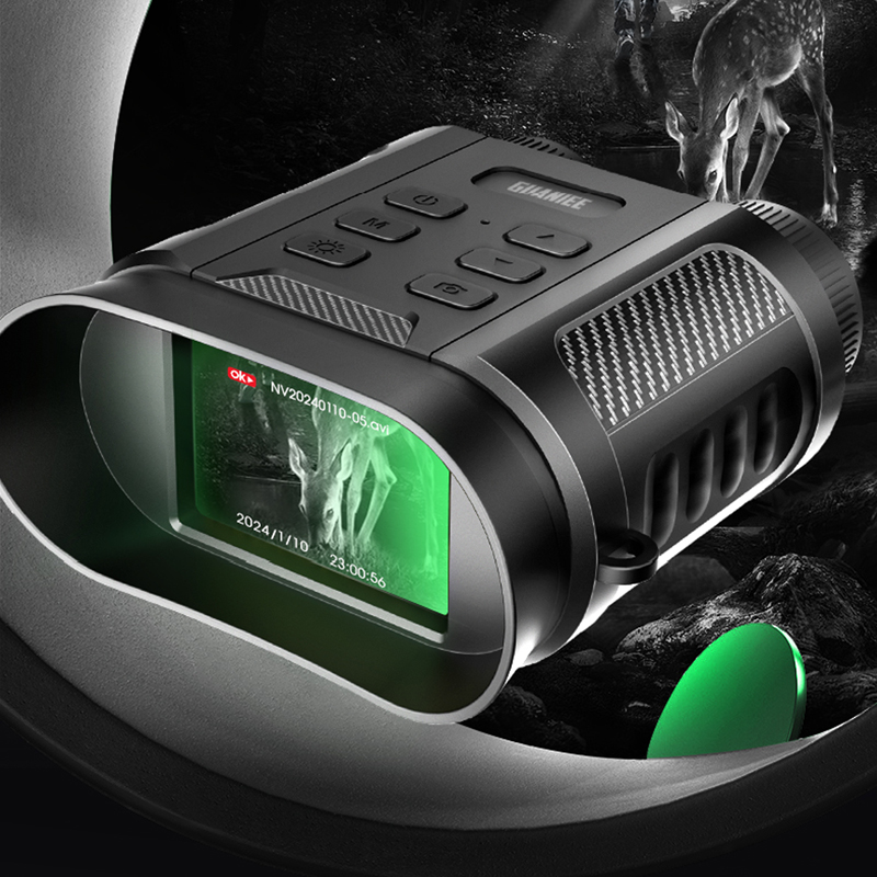 观益夜视仪双筒高清高倍夜间红外线带手电筒照明全彩夜视仪望远镜