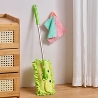 Детская зеленая швабра
