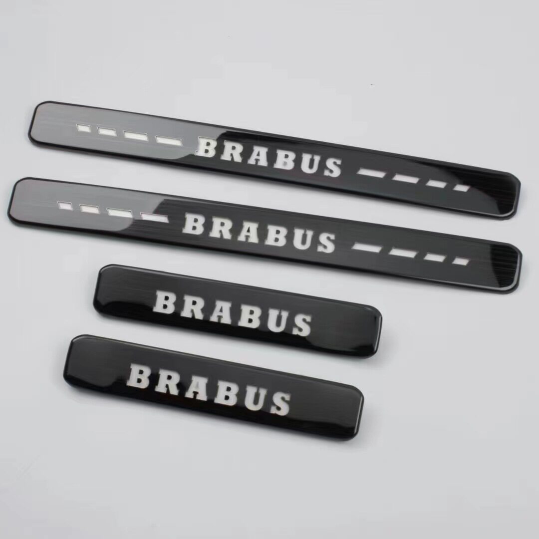 19-23benz奔驰大G级W463W464G63BRABUS AMG带灯门槛条迎宾踏板