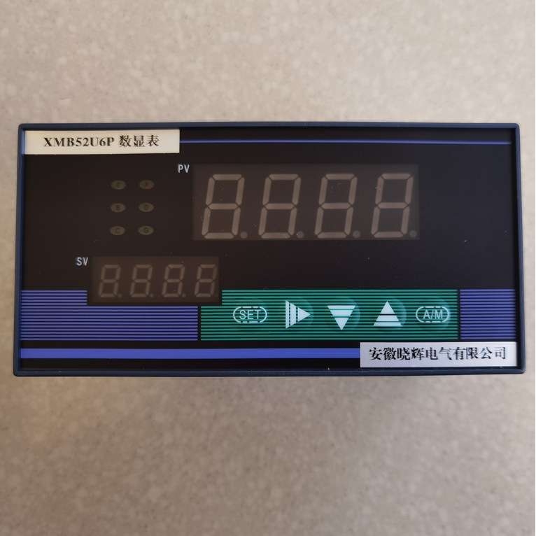 XMB52U6P数显表PT100热电阻输入温度0~100℃输出4~20mA
