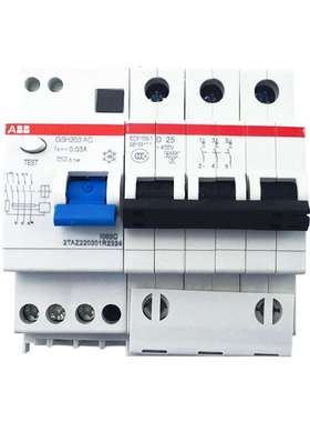 ABB GSH200 剩余电流动作断路器 GSH203 A-D16/0.03 | 10174665