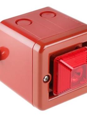 SON4DC24R/Re2s声光报警器24V直流红色灯罩IP66直流
