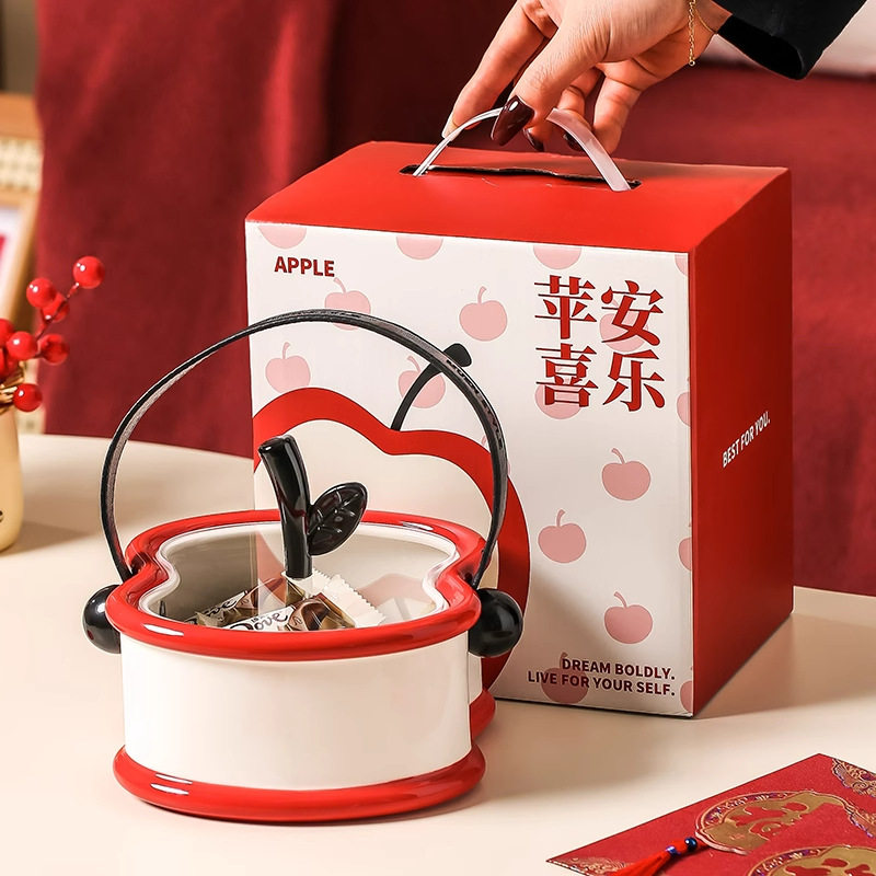香蕉陶瓷纸抽盒卫生间家居桌面卧室装饰品收纳盒轻奢高级感摆件