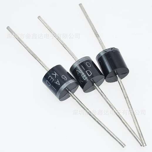 直插KED/MIC整流二极管6A10 6A 1200V R-6整流大芯片