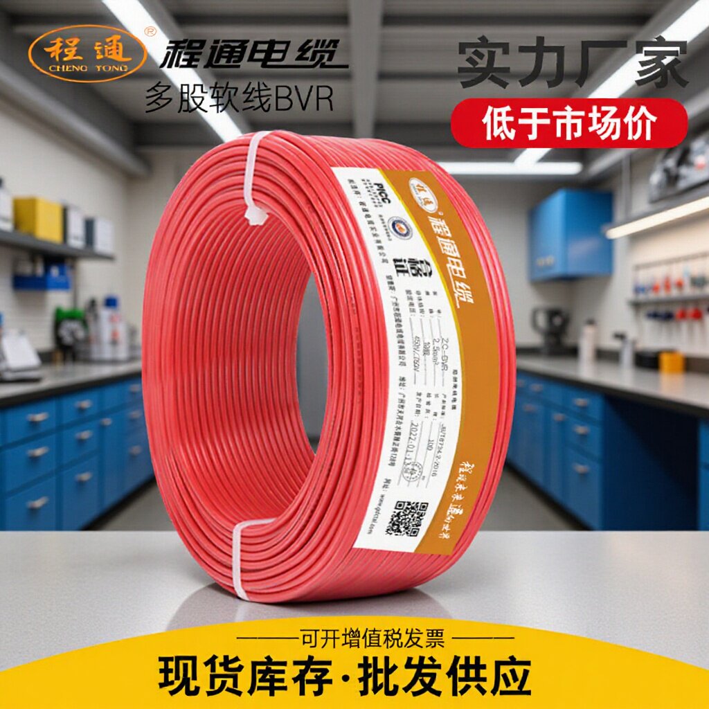 国标厂家直销ZC-BV1/2.5/4/6平方电缆铜芯家装电线阻燃单股硬线