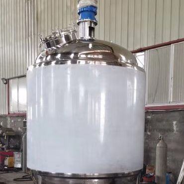 鹿富供应不锈钢电加热立式搅拌罐500L搅拌配料桶液体搅拌罐搅拌罐