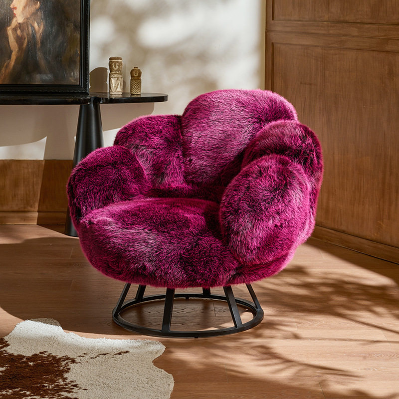 现代创意熊掌椅网红单人沙发椅设计师酒店客厅民宿懒人椅休闲单椅