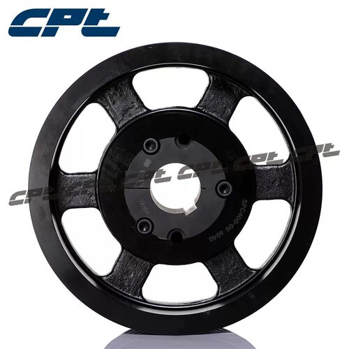 CPT欧标皮带轮SPC375-03-3535三槽节径375适配锥套3535铸铁皮带轮