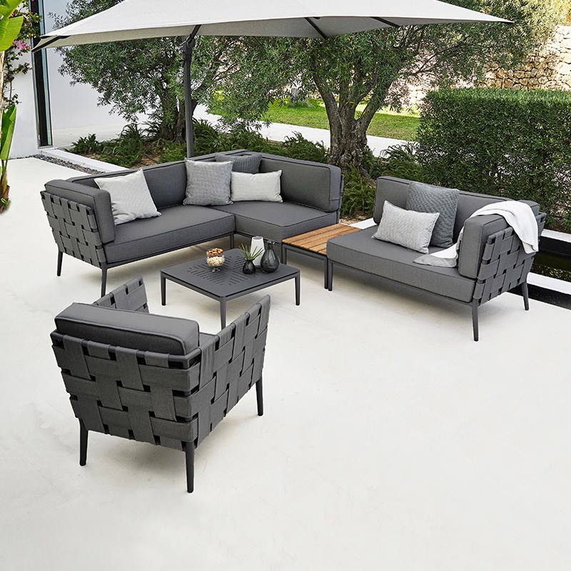 户外庭院沙发室外花园露天休闲防水防晒家具别墅露台藤编沙发组合