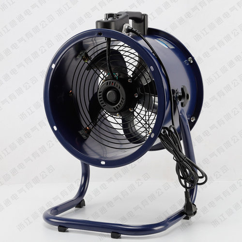Q12低噪声轴流通风机工业圆筒岗位式12寸排烟机换气扇220V厂家