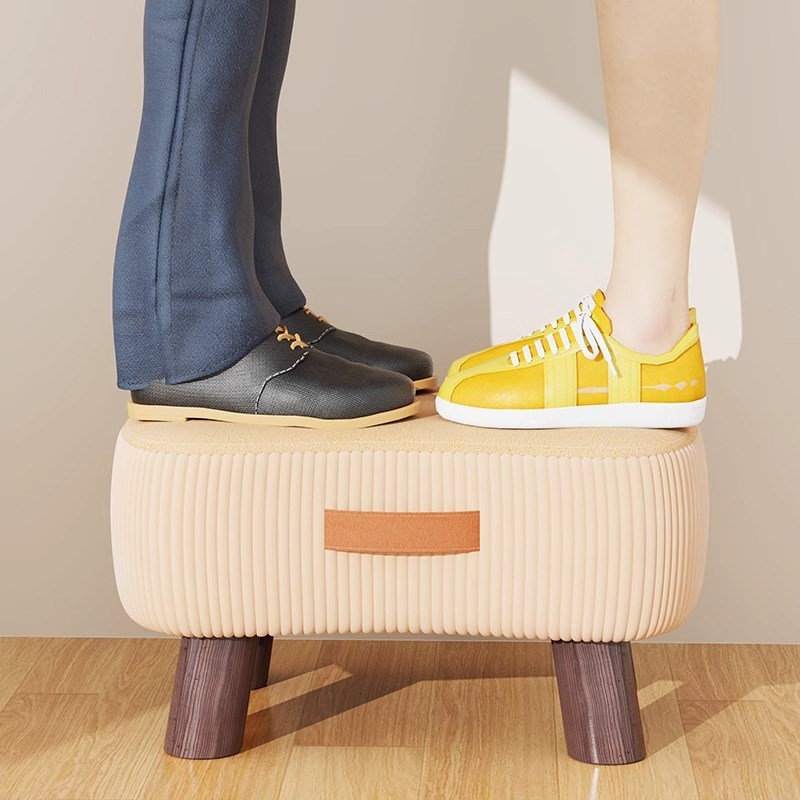 小凳子简约门口家用换鞋凳客厅沙发脚踏凳小矮凳软包小椅子小板凳