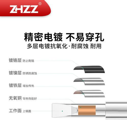 T19烙铁头适用于HAKKO FX-8805电焊铁FX601高效能调温焊铁T19焊咀
