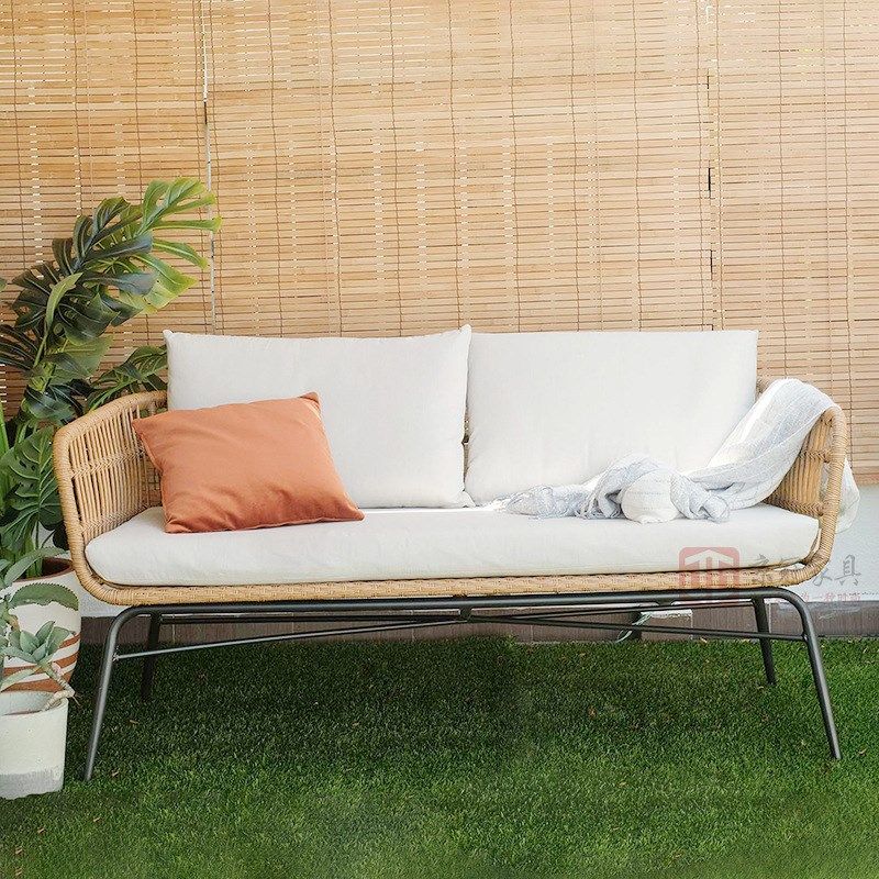 户外藤编沙发创意庭院露台花园藤椅茶几组合室外休闲防晒防水家具,住宅家具,户外沙发,淘宝优惠券,粉丝福利购,淘宝优惠卷