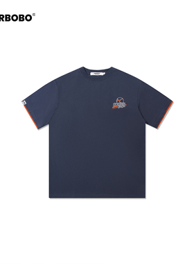 BOBO棒球系列短袖T恤 2025春季新款 修身内搭打底衫慵懒风情侣女