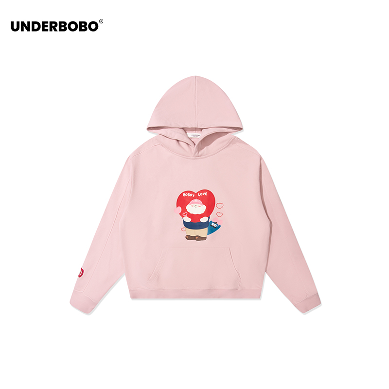 UNDERBOBO情侣秋冬季款连帽卫衣