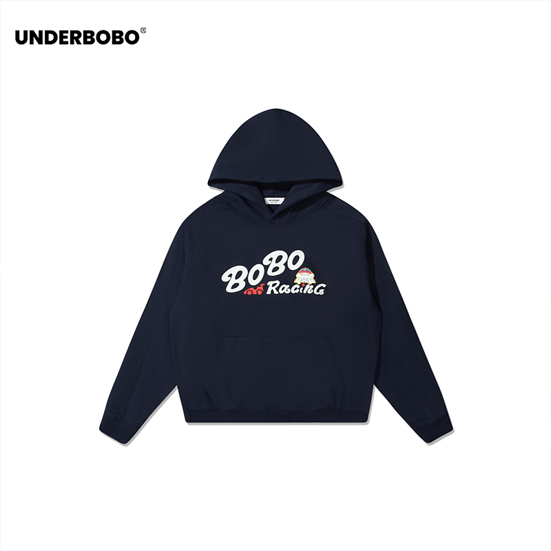 UNDERBOBO慵懒风情侣款连帽卫衣