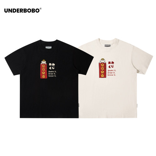 UNDERBOBO御神签短袖T恤打底内搭