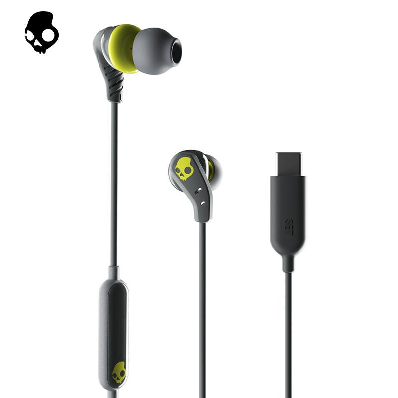 骷髅头/Skullcandy Set入耳式运动有线线控耳机游戏通话手机耳塞