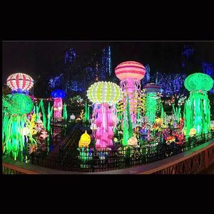 饰户外大型景观LED造型灯灯会展示 自贡供应创意灯光节花灯装