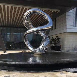 不锈钢雕塑厂家户外景观公园广场金属铁艺售楼处异形落地大型摆件