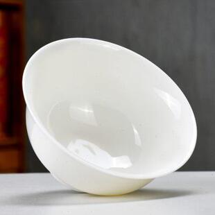 稳定德化羊脂玉白瓷餐具陶瓷吃饭碗5英寸碗家用大号轻奢燕麦蒸蛋