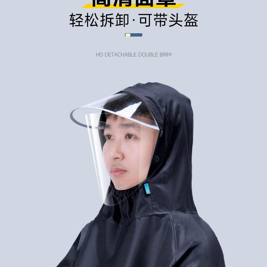 电动摩托车单人一体式雨衣男款骑行套装长款全身防暴雨电瓶车雨披