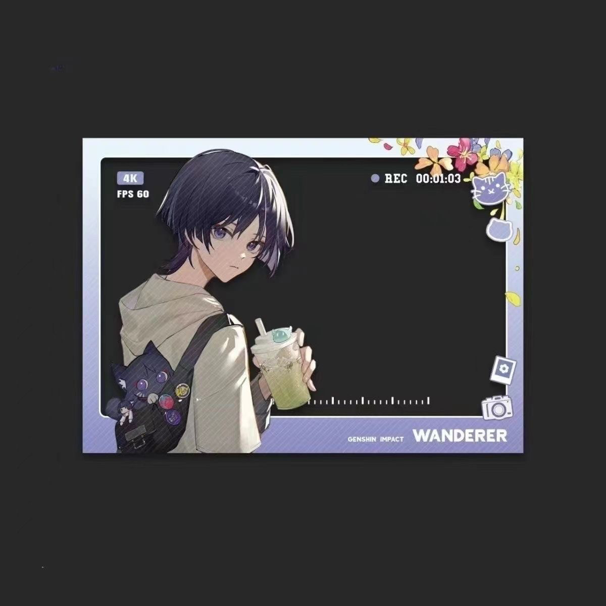 小红书新款原神周边透卡