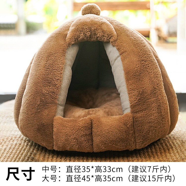 推荐猫窝冬季保暖封闭式猫床大四季屋宠物猫咪冬天睡觉用