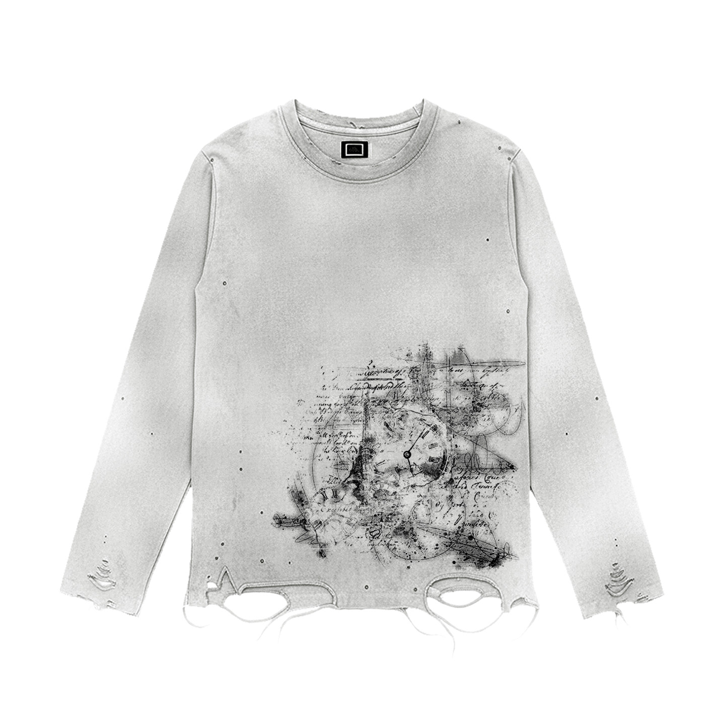 不规则嘻哈hiphop滑板街头穿搭灵感暗黑先锋亚文化古着长袖T恤