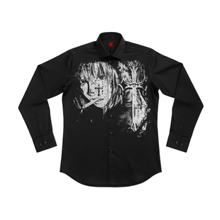 outfits暗黑系土酷返祖ins小众怪诞衬衫 亚文化Punk 十卟SHIBU