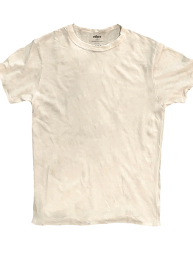 十卟SHIBU 180g纯色水洗remake底衣休闲百搭纯色短袖超薄T恤