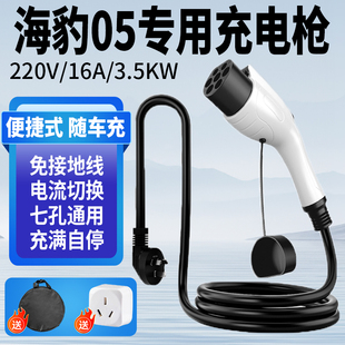 适用比亚迪海豹05dmi专用充电枪新能源便携式随车充用品充电桩05