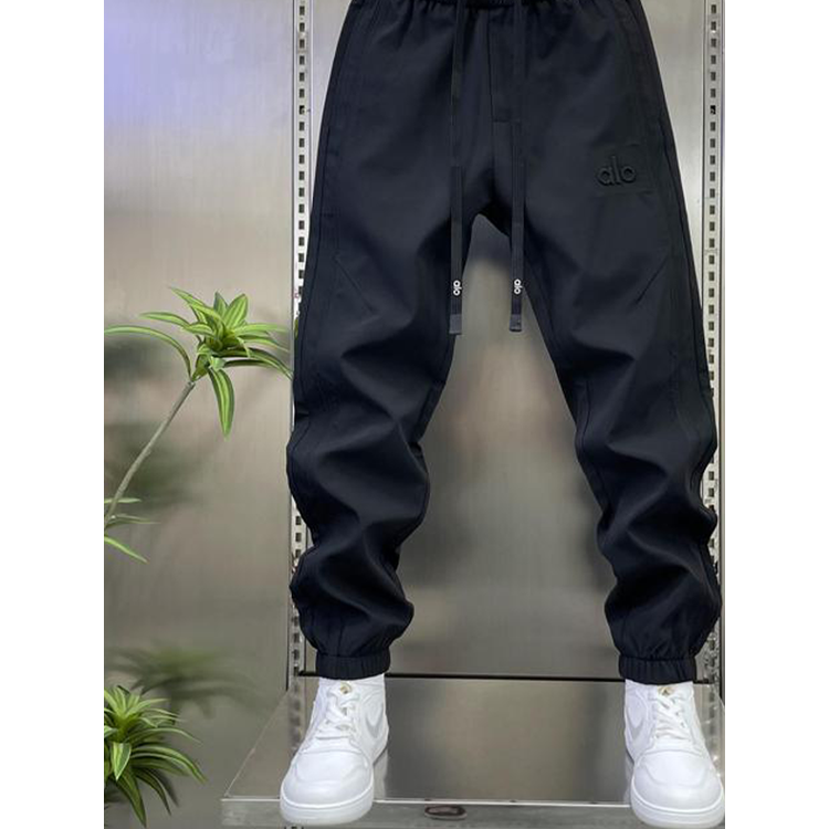 2025秋冬新款潮流运动休闲裤男士时尚百搭束脚裤加绒加厚小脚裤子