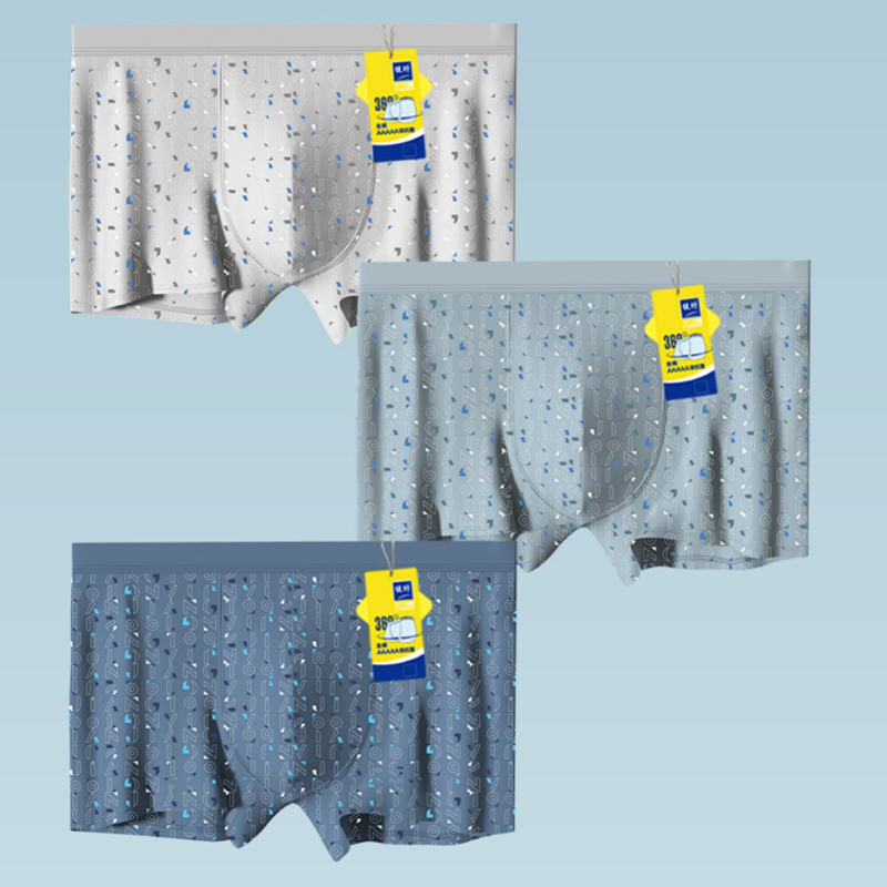 健将8L585粘纤面料短裤透气抗菌无痕四角裤运动宽松平角内裤男士