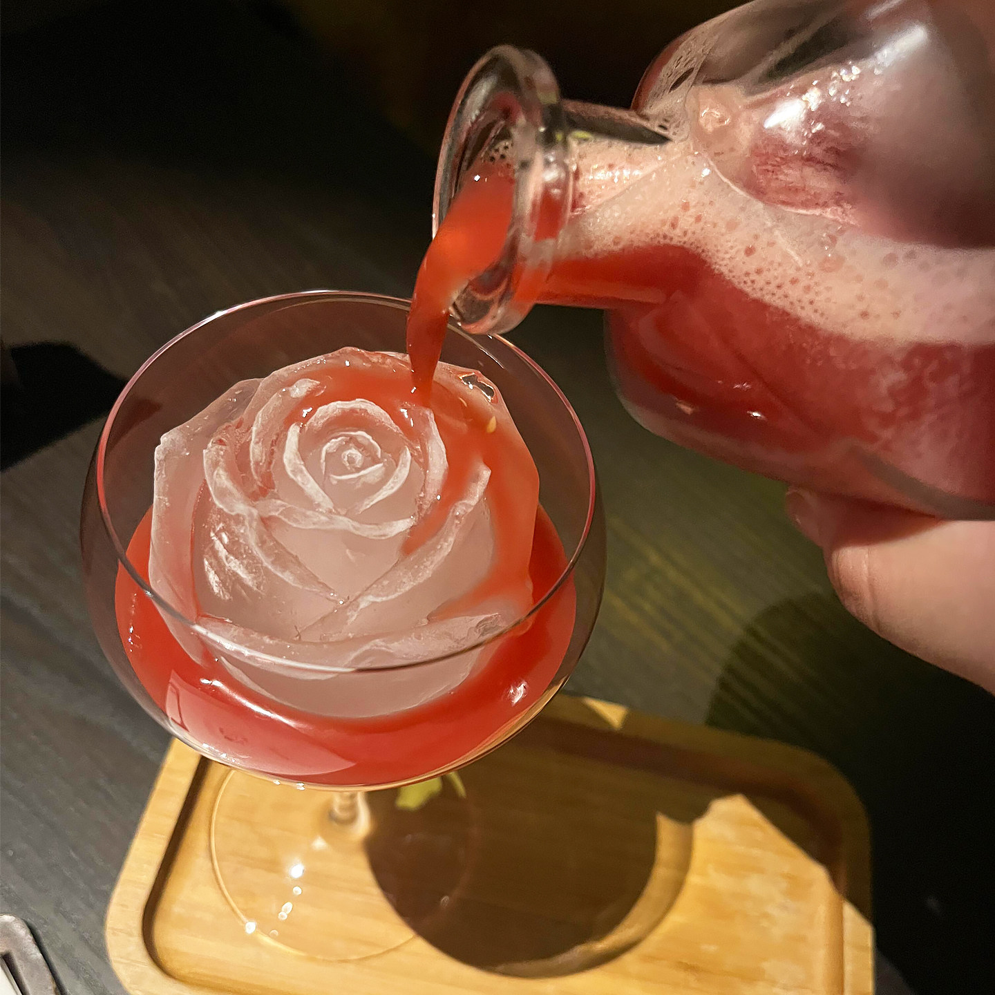 玫瑰花冰块模具硅胶食品级冰格制冰箱冰冻创意威士忌杯冰球神器