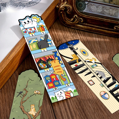 DIY场景书签创意猫咪可爱礼品