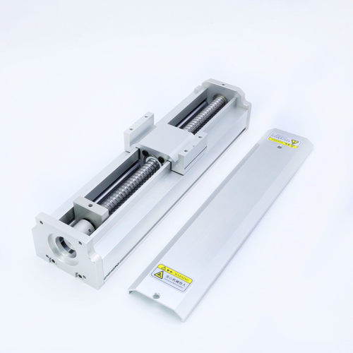 80双光轴滑台精密滚珠丝杆含57步进电机手摇轮自手动密封防尘模组