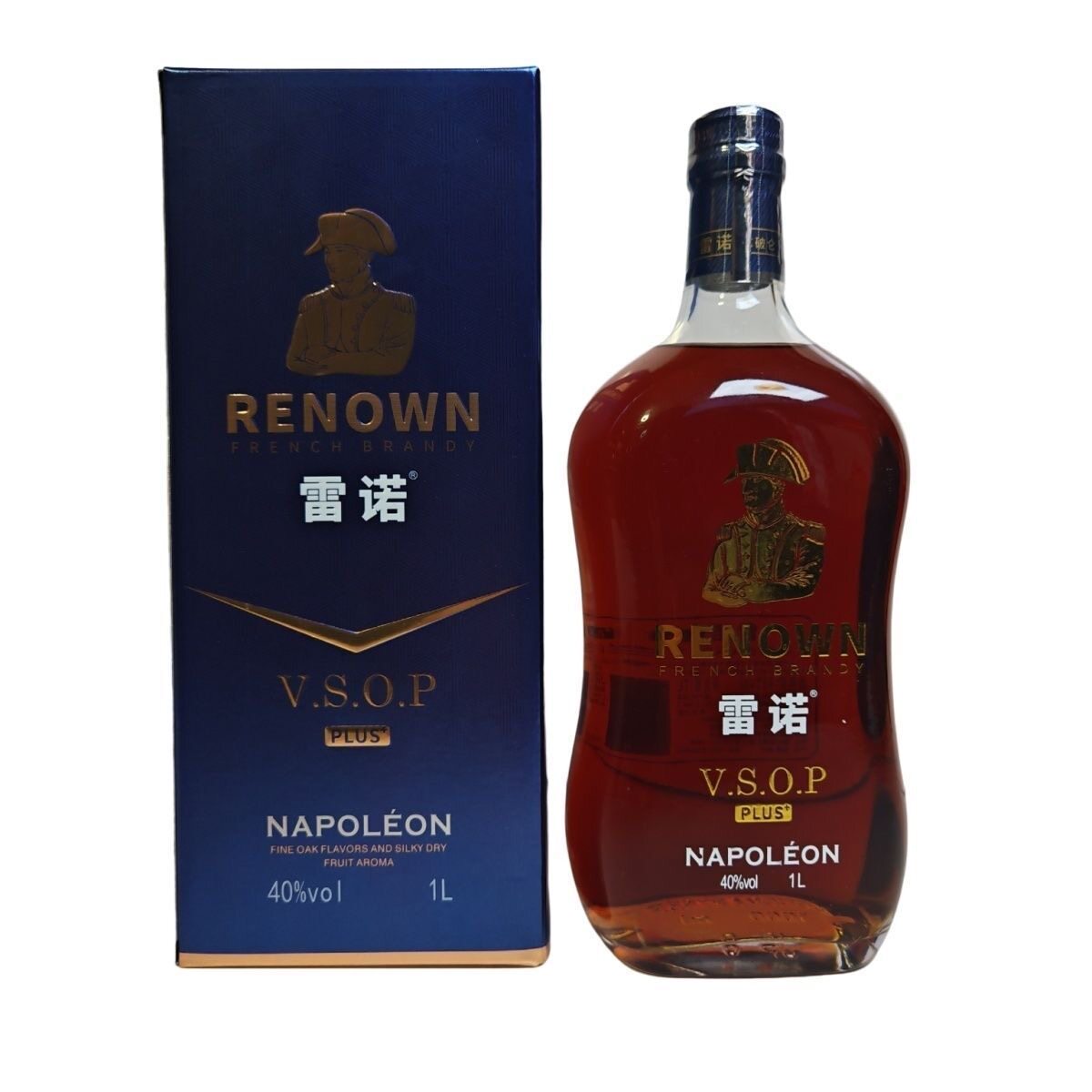 法国原酒进口雷诺拿破仑VSOP白兰地40度洋酒1L雷诺烈酒送礼有盒