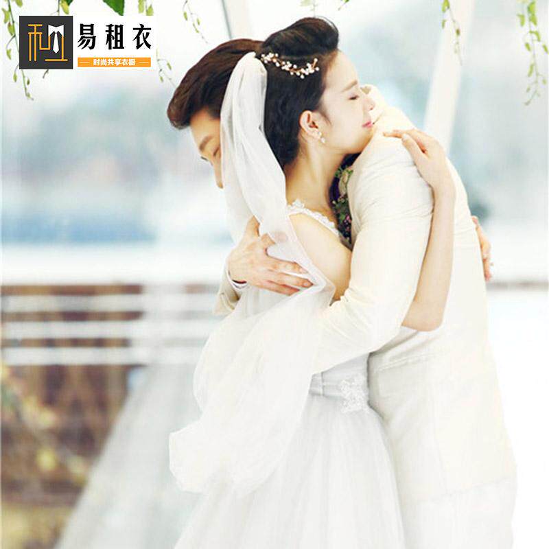新郎礼服租赁白色西服出租上海苏州杭州结婚正装租借主持人西装